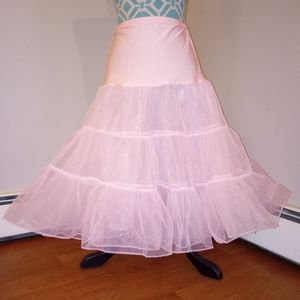 Organza Vintage Crinoline Petticoat. Three tier, Size medium